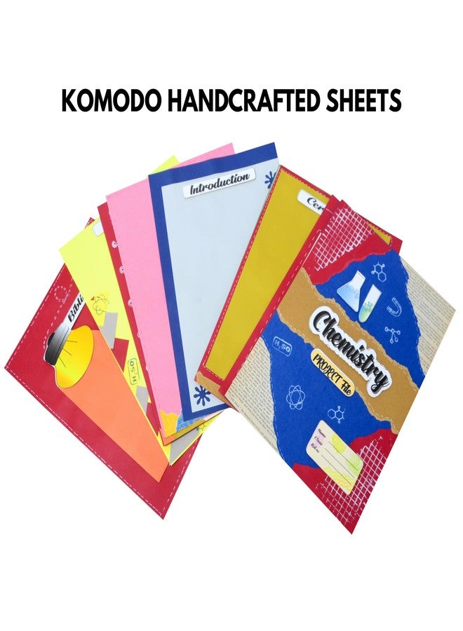 KOMODO CRAFT KOMODO Handcrafted Project Sheets/Chemistry / A4 Size Sheets / 180 GSM/Pack For 10 Sheets/Ideal For School Project, Stationery/Students - Image 2